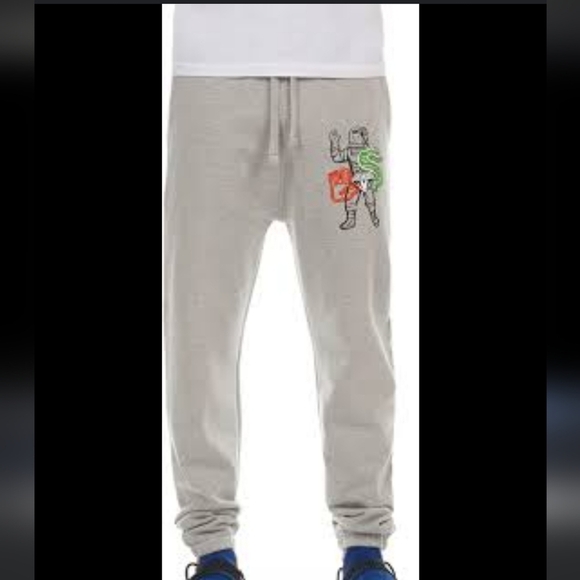 BILLIONAIRE BOYS CLUB MENS PANT BB CYCLE SWEATPANTS Size Large Gray - Picture 8 of 9
